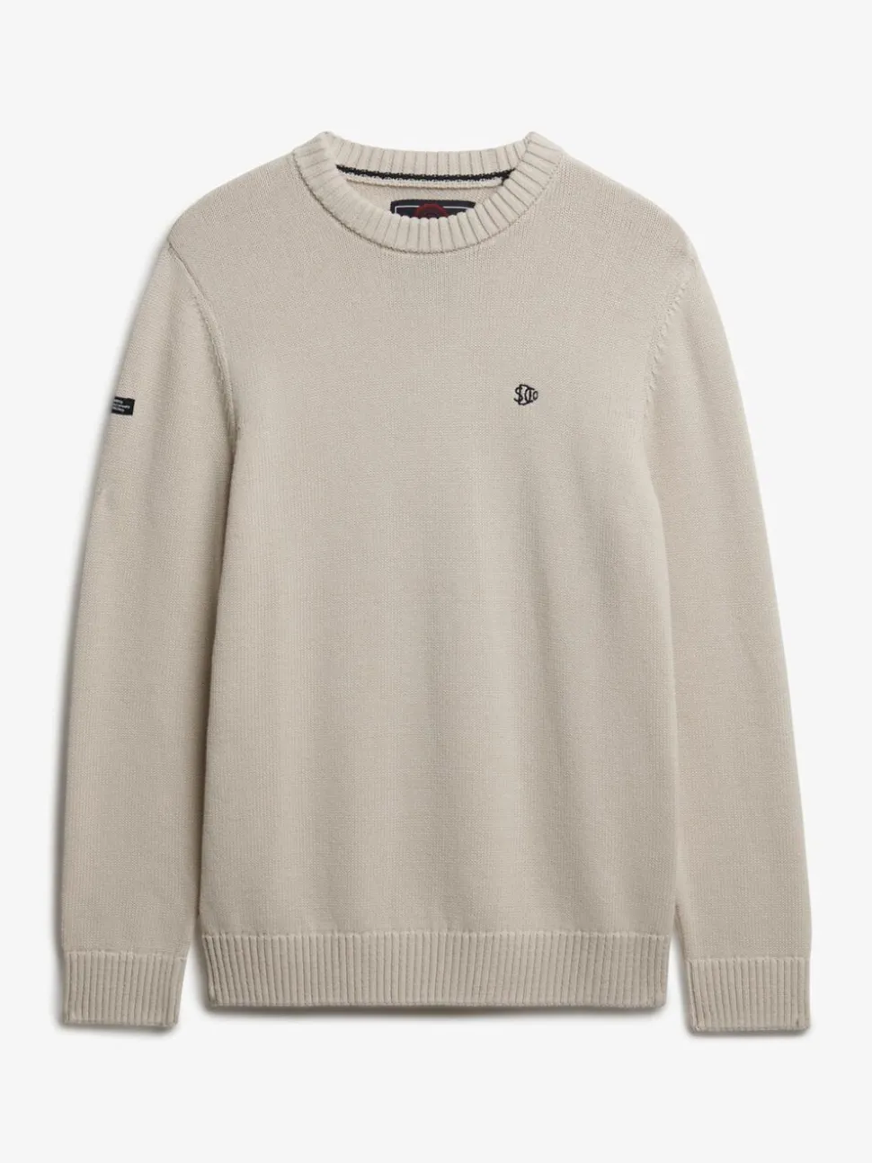 Superdry Cream Cotton Jumper