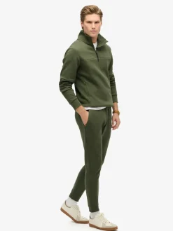 Superdry Dark Moss Green Tech Tapered Joggers