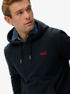 Superdry Eclipse Navy Essential Logo Hoodie