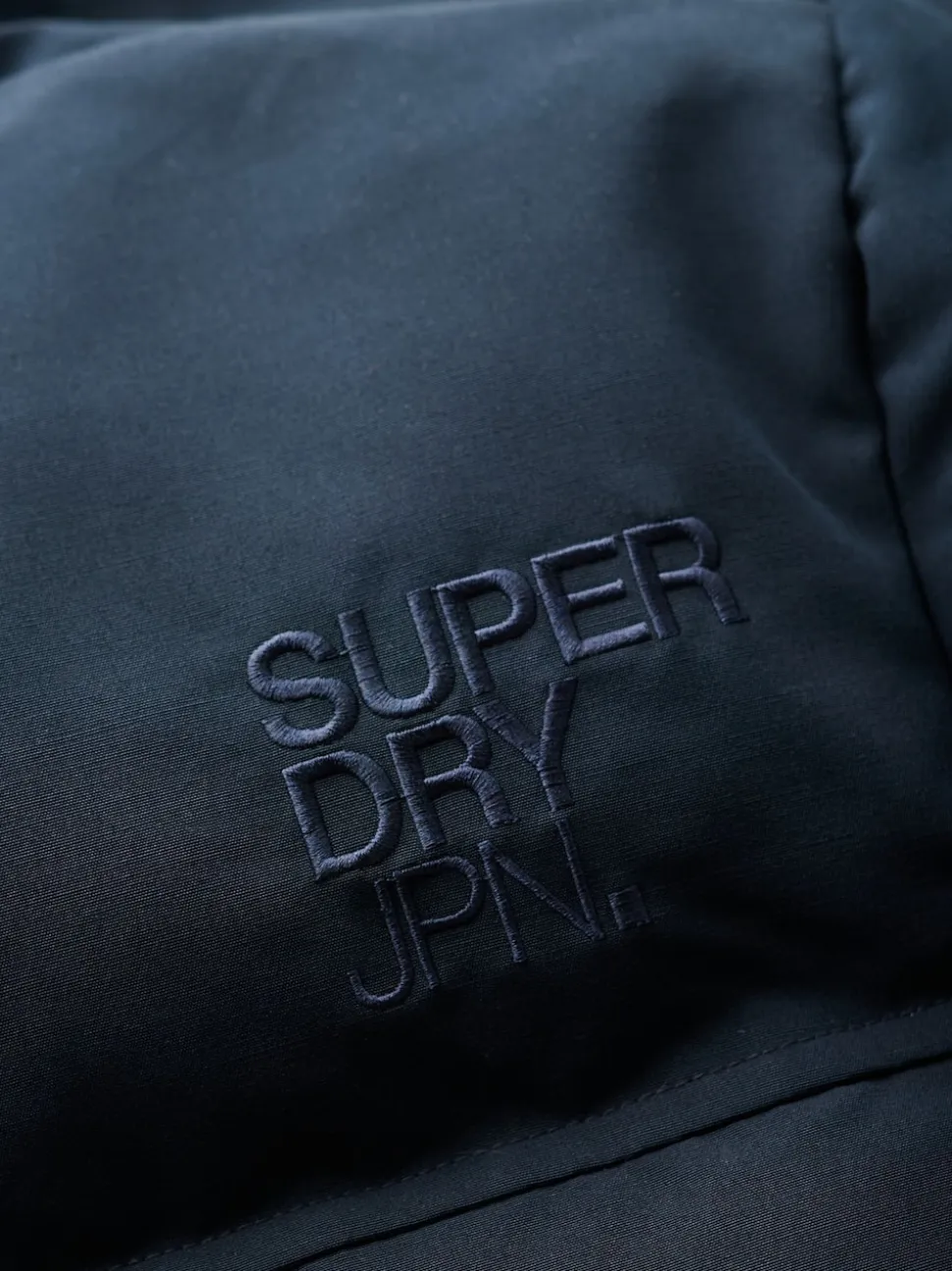 Superdry Eclipse Navy Everest Short Hooded Puffer Jacket