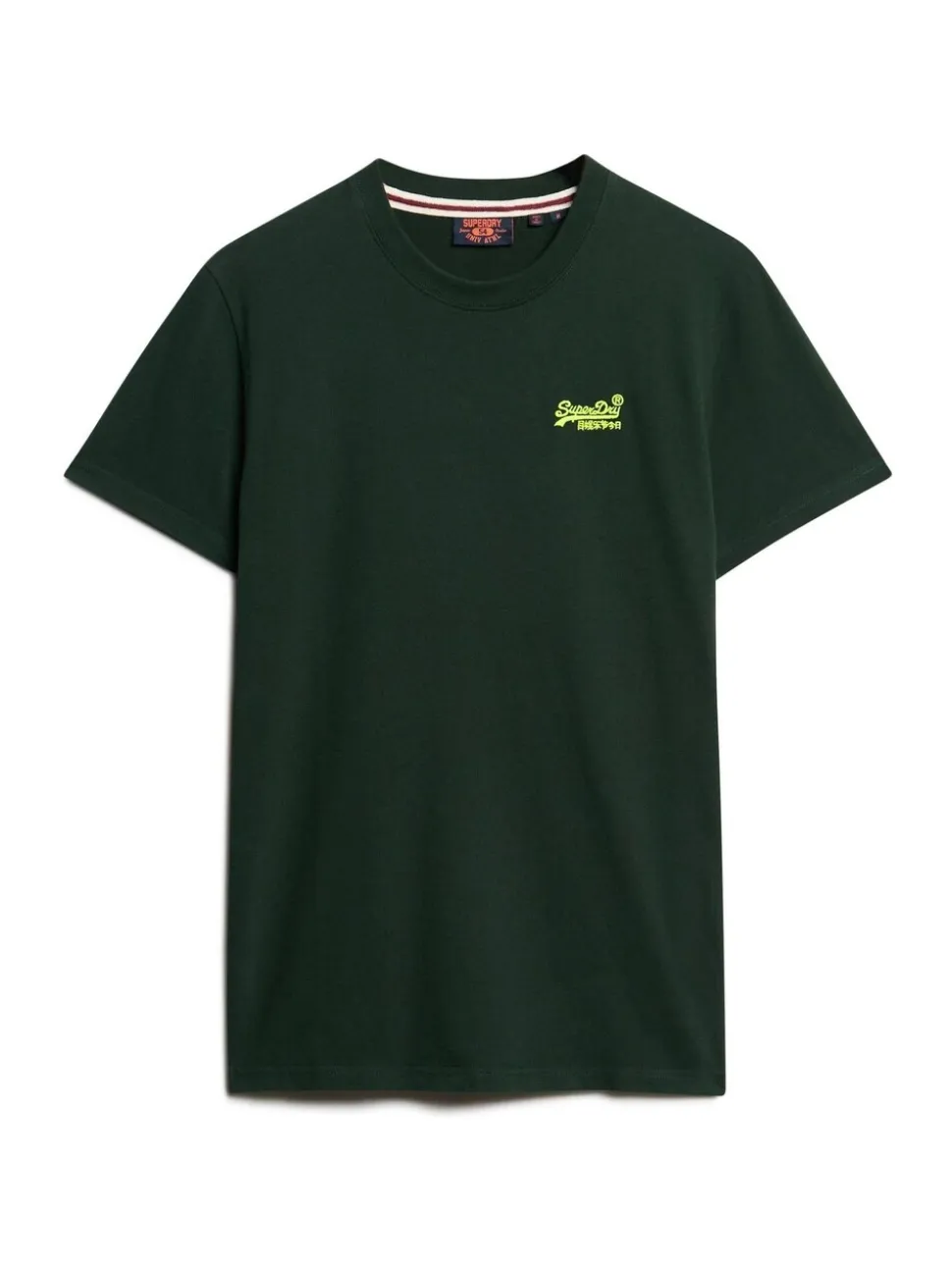 Superdry Forest Green Essential Short Sleeve Embroidered T-Shirt