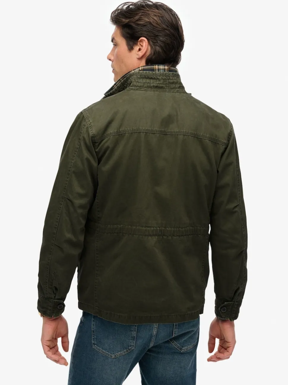 Superdry Green Cotton M65 Jacket