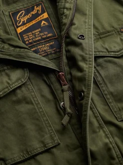 Superdry Green Cotton M65 Jacket