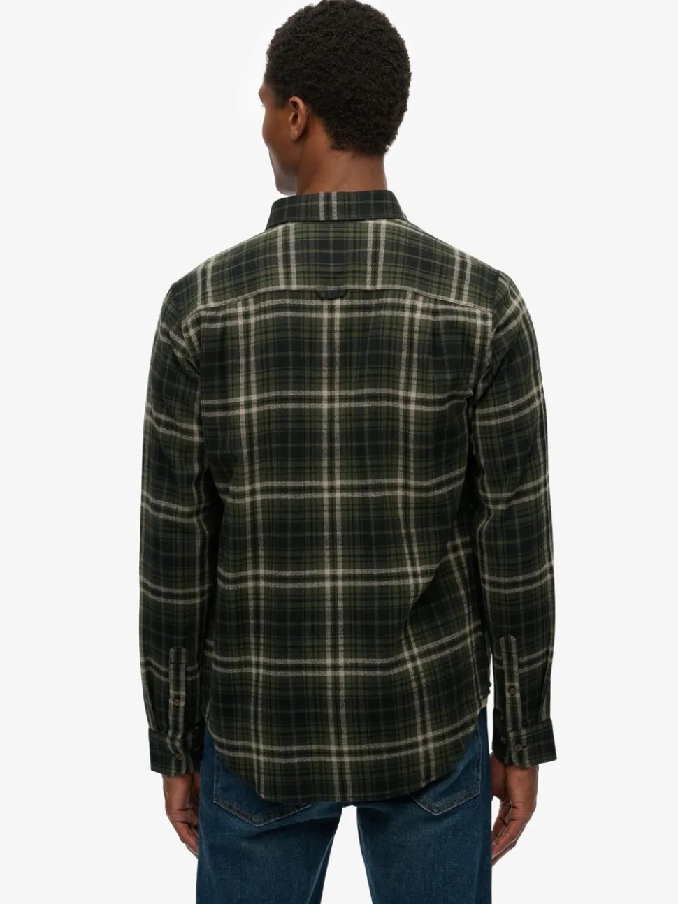 Superdry Green Long Sleeve Cotton Lumberjack Shirt