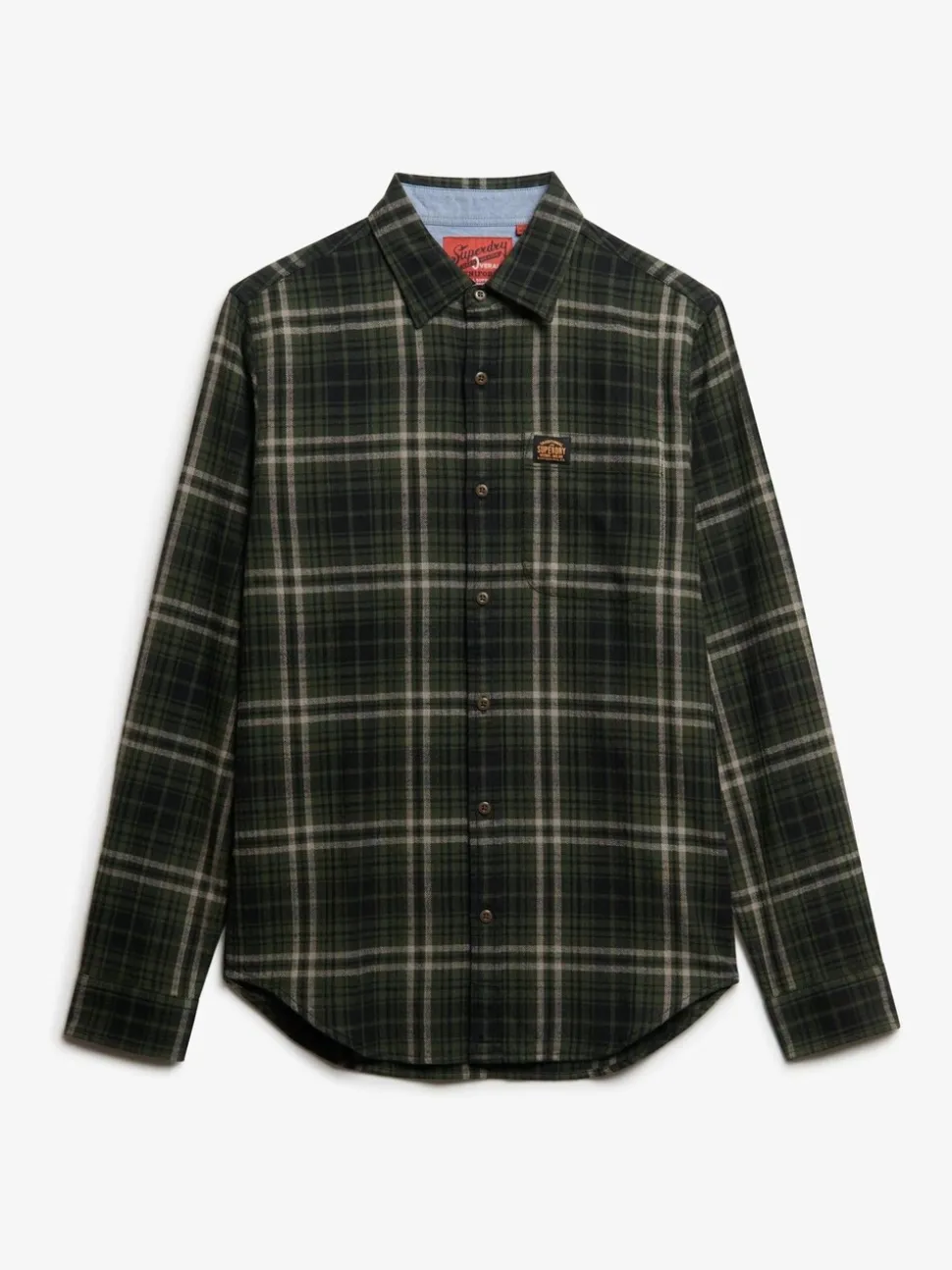 Superdry Green Long Sleeve Cotton Lumberjack Shirt