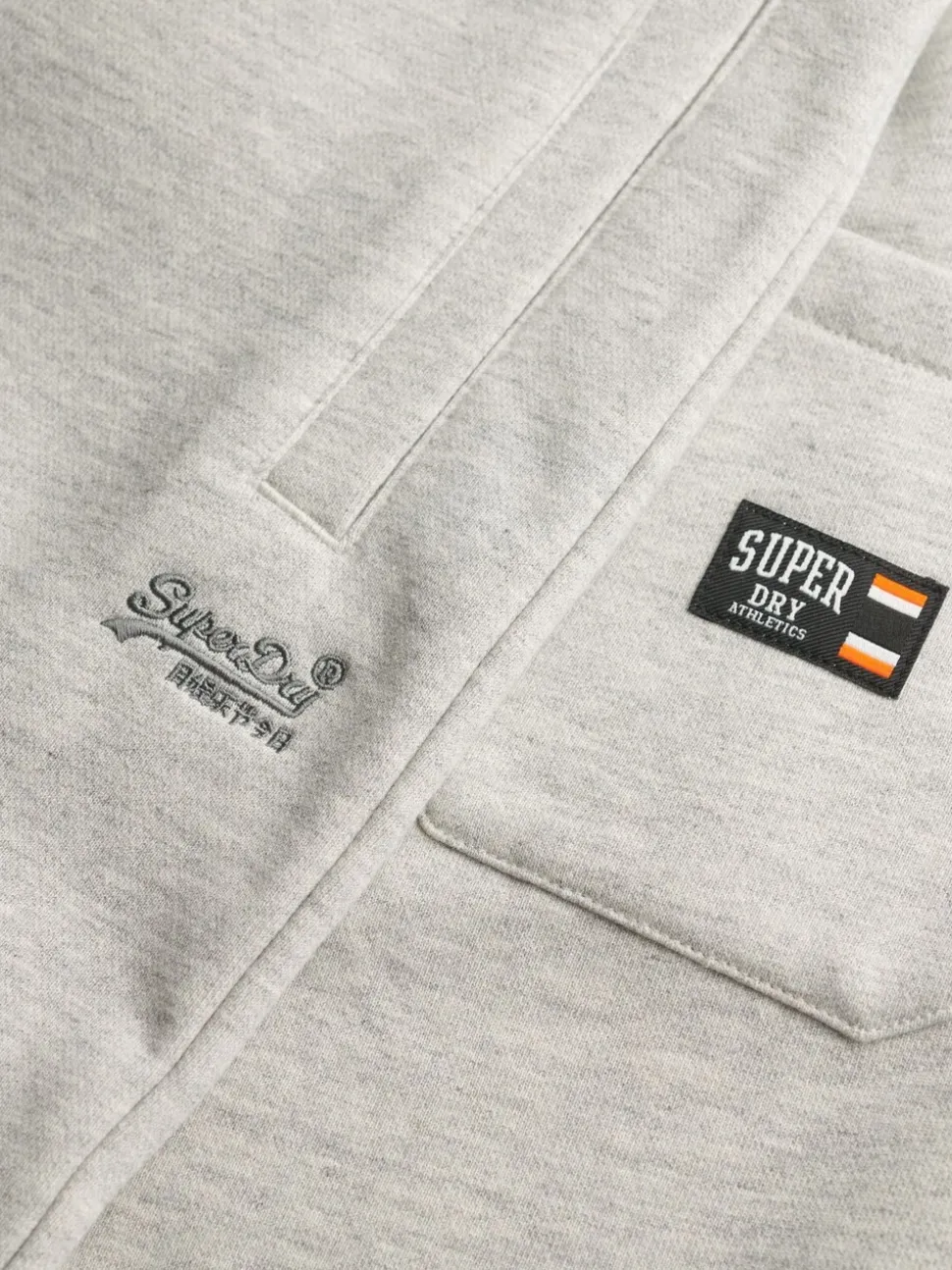Superdry Grey Essential Logo Jersey Shorts