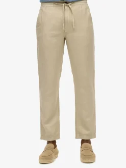 Superdry Grey The Merchant Store Linen Jogger