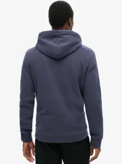 Superdry Navy Blue Vintage Logo Heritage Relaxed Hoodie