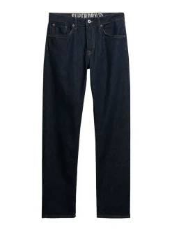 Superdry Navy Blue Vintage Slim Straight Leg Jeans