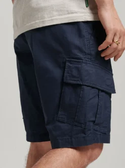 Superdry Navy Vintage Logo Cargo Shorts