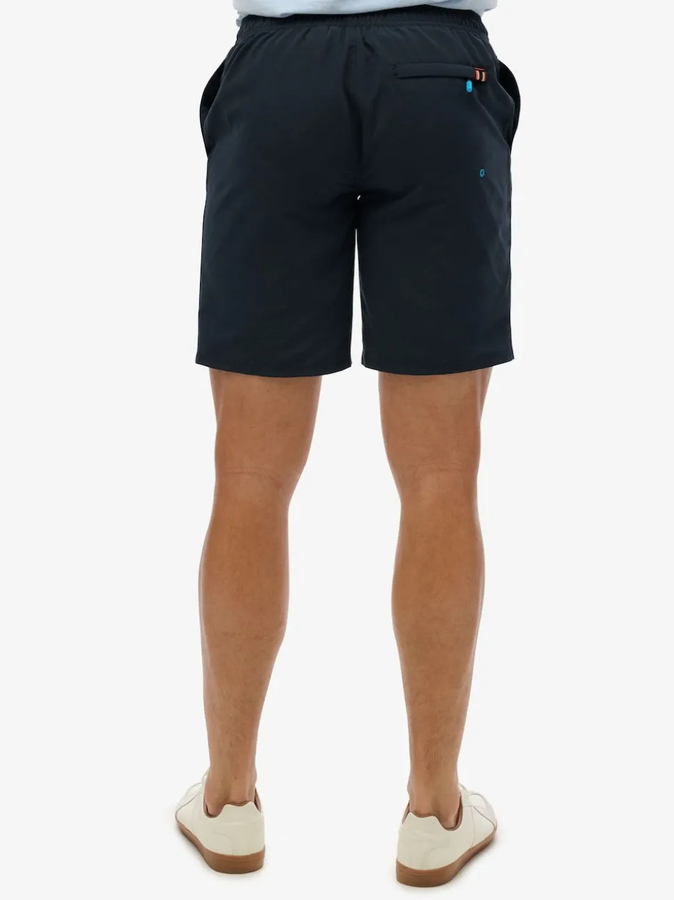 Superdry Navy/Turquoise Classic 19 Logo Board Shorts