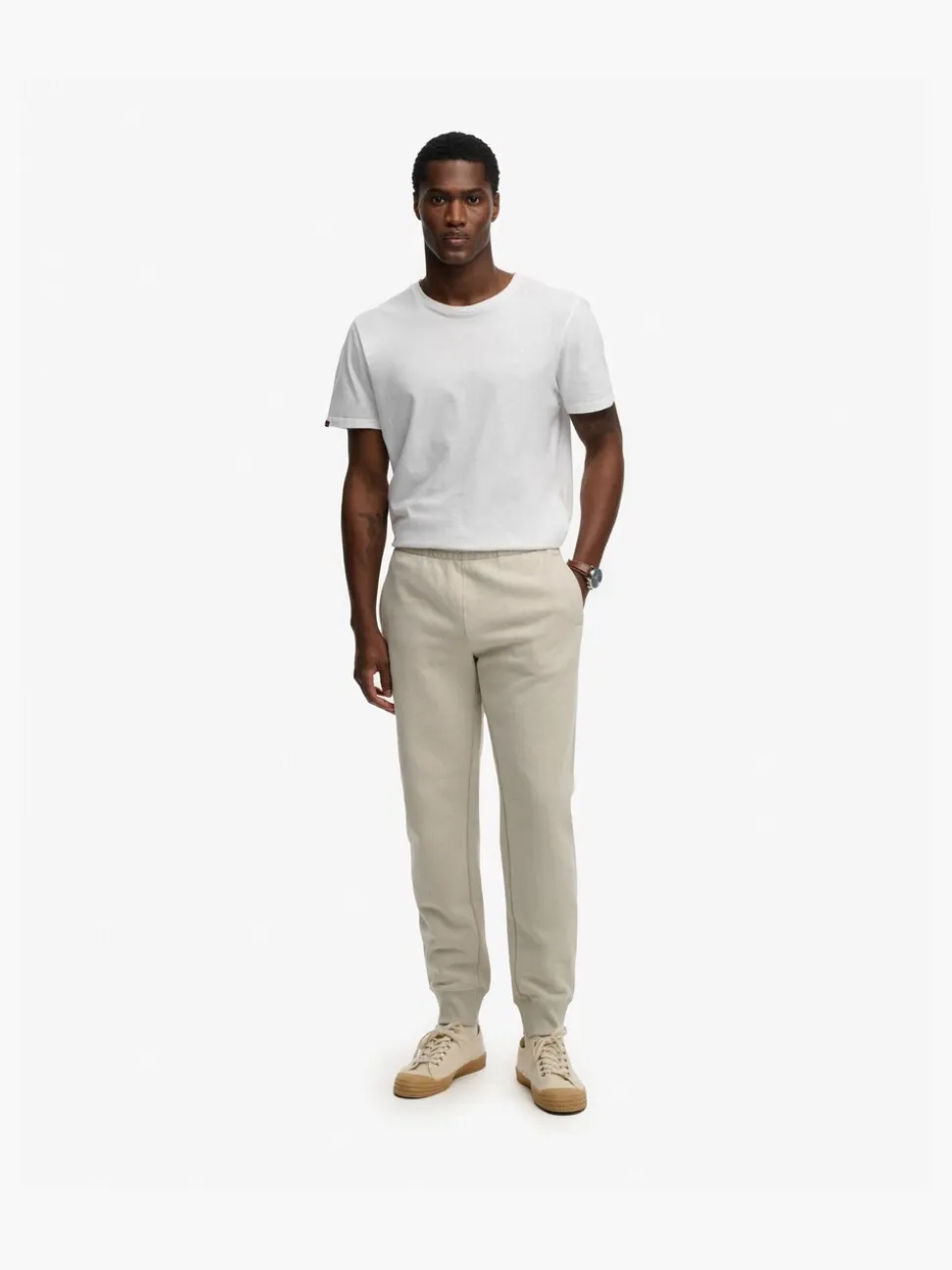 Superdry Nude Essential Logo Half Brushed Joggers