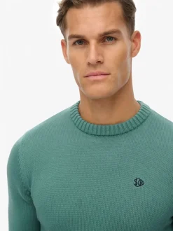 Superdry Teal Blue Cotton Jumper