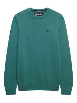 Superdry Teal Blue Cotton Jumper
