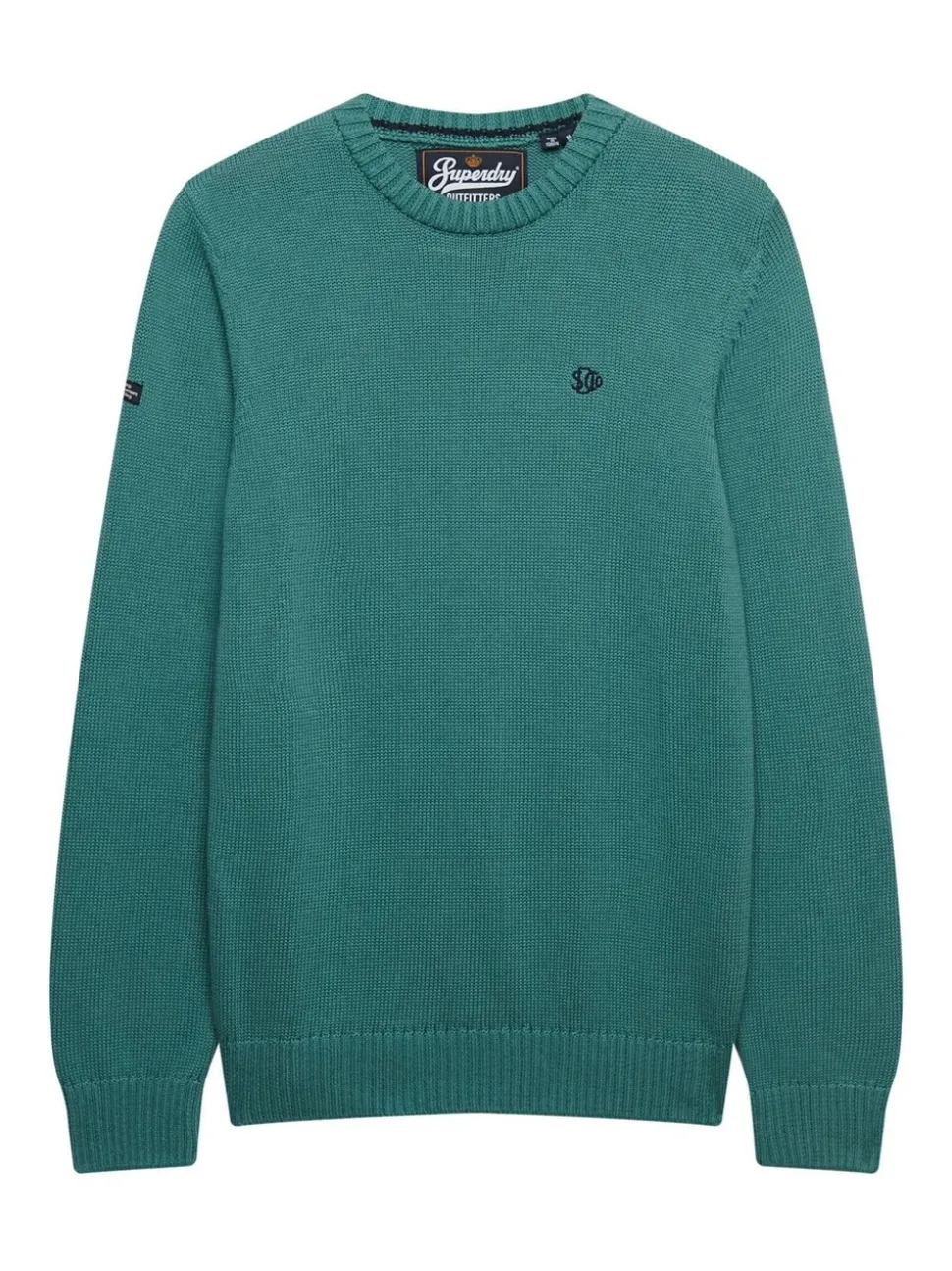 Superdry Teal Blue Cotton Jumper