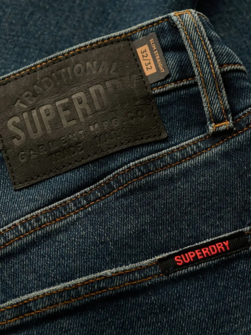 Superdry Viper Vintage Indigo Slim Vintage Straight Jeans