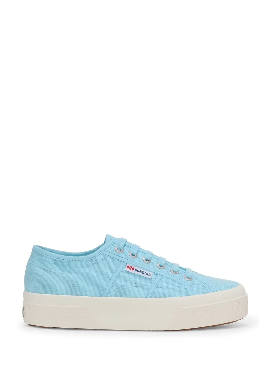 Superga 2740 Platform Canvas Purple Trainers