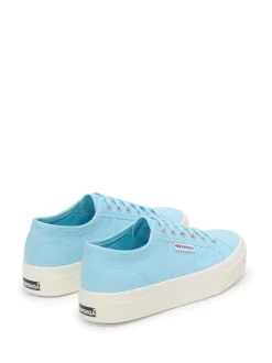Superga 2740 Platform Canvas Purple Trainers