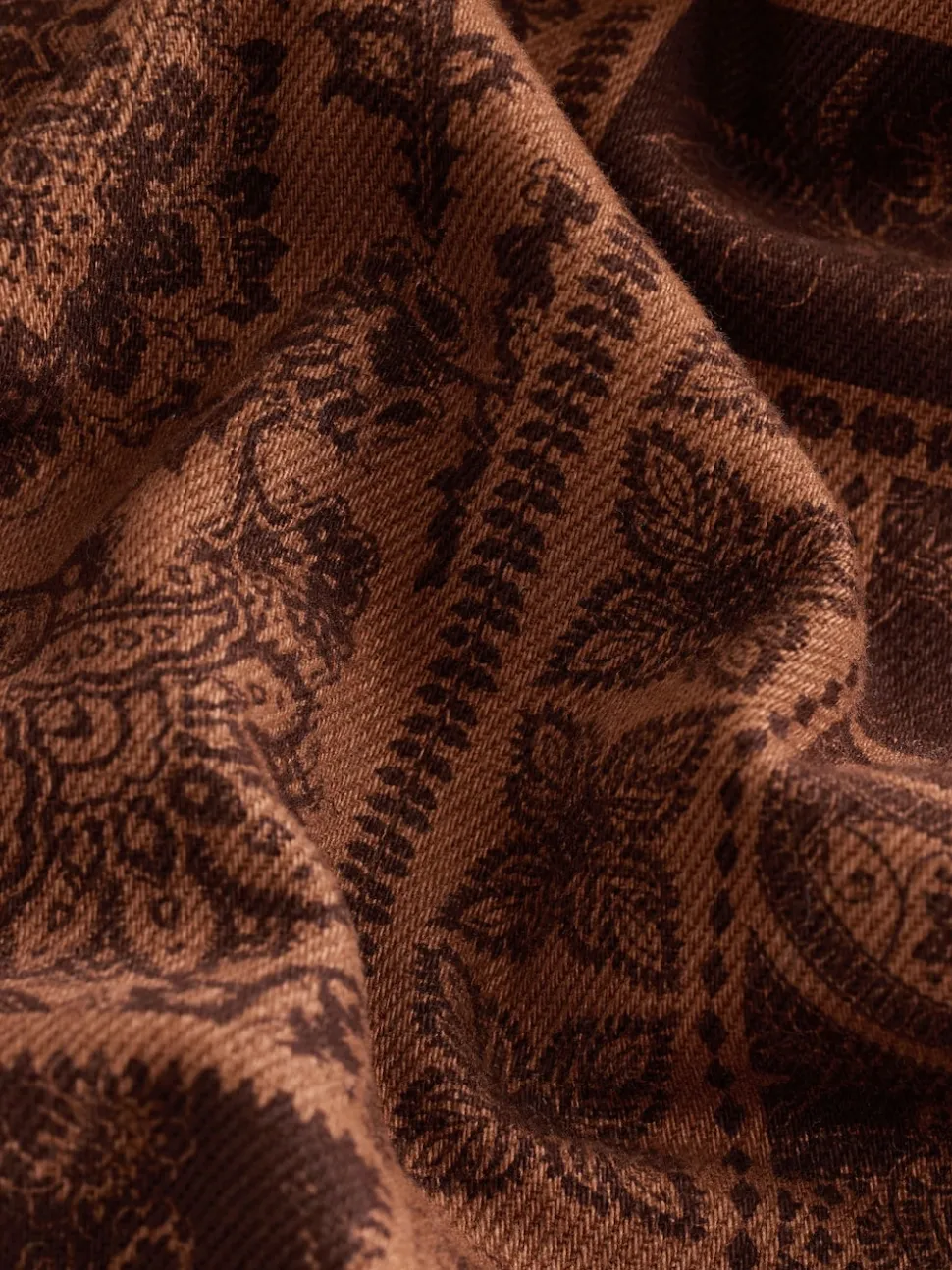 Tan Brown Bandana Style Shacket