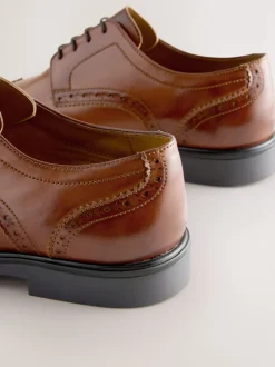 Tan Brown Brogue Shoes