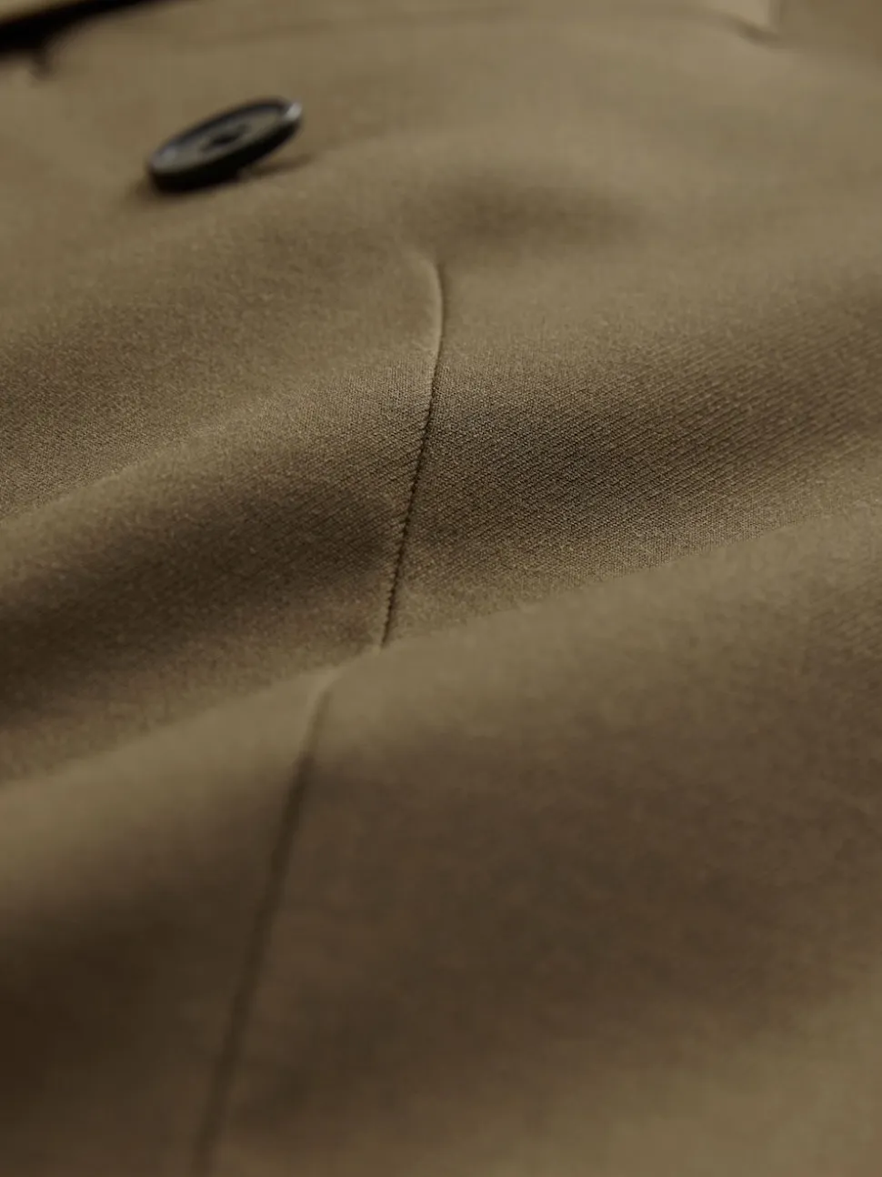 Tan Brown Double Breasted Suit Jacket
