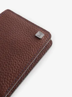 Tan Brown Grainy Leather Wallet