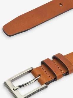 Tan Brown Leather Belt