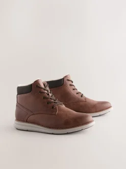 Tan Brown Low Casual Boots