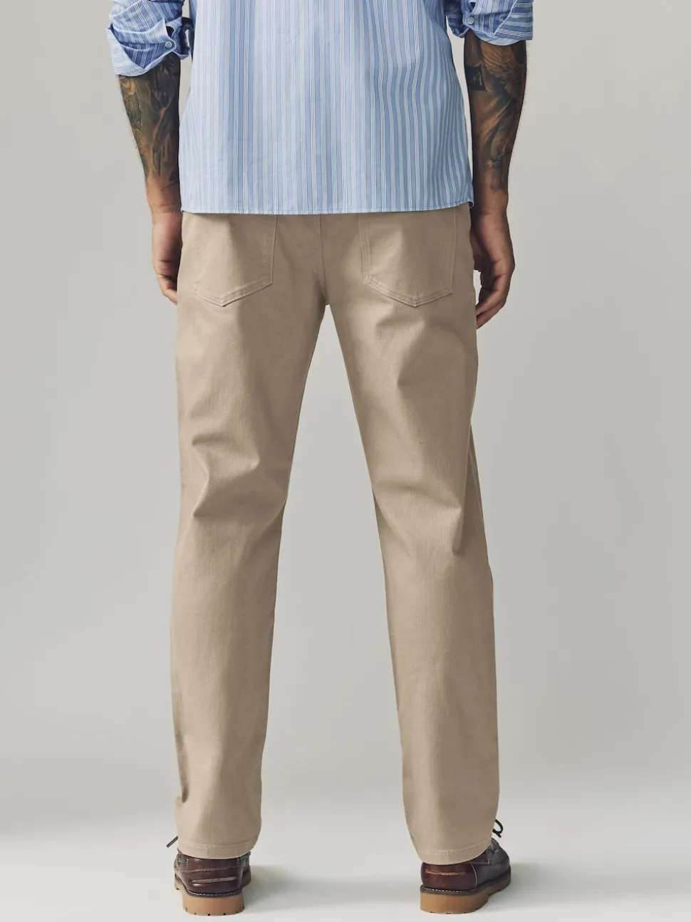 Tan Single Slim Fit Classic Stretch Jeans