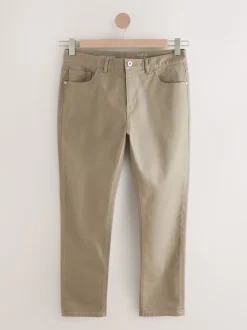 Tan Single Slim Fit Classic Stretch Jeans