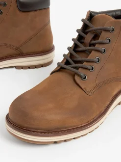 Tan/Brown Leather Boots