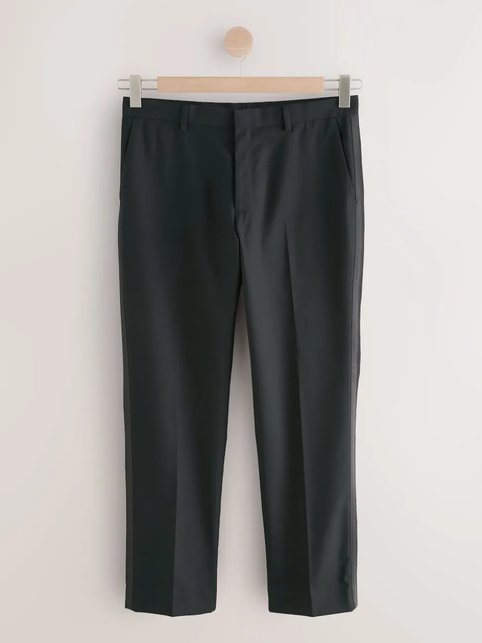 Tape Detail Regular Fit Tuxedo Suit Trousers