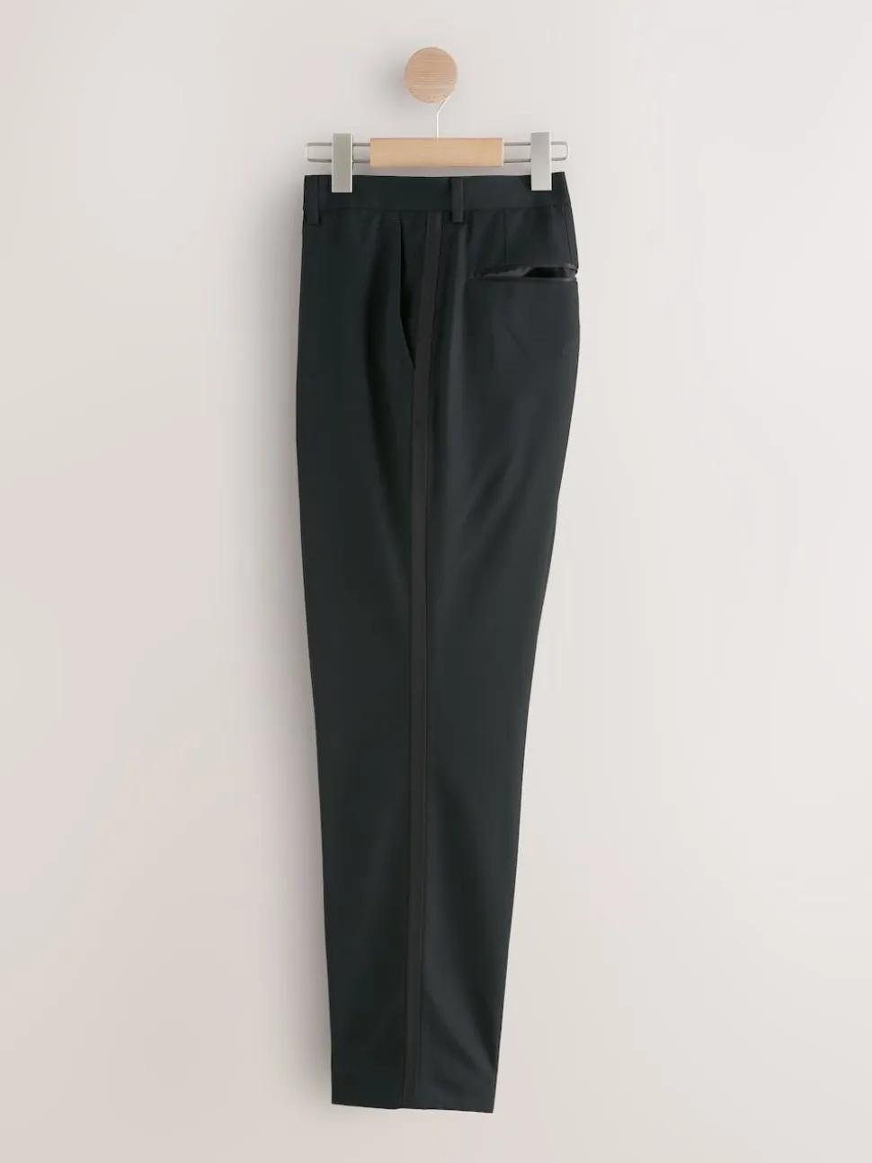 Tape Detail Regular Fit Tuxedo Suit Trousers