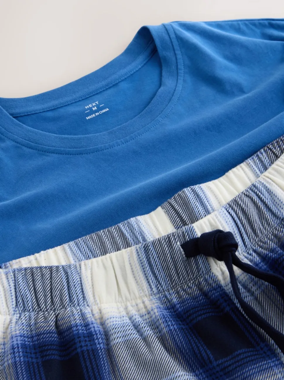 Teal Blue Motionflex Cosy Short Sleeve Pyjamas Set