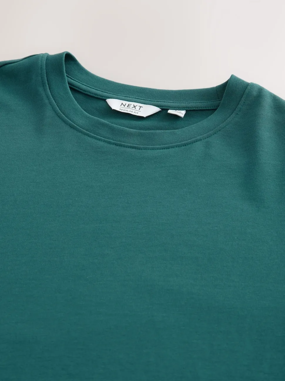 Teal Blue Regular Fit Heavyweight T-Shirt