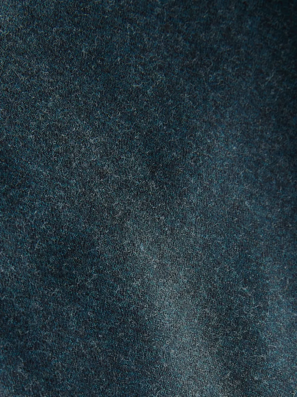 Teal Blue Regular Fit Signature Zignone Italian Wool Cashmere Blend Flannel Suit Trousers
