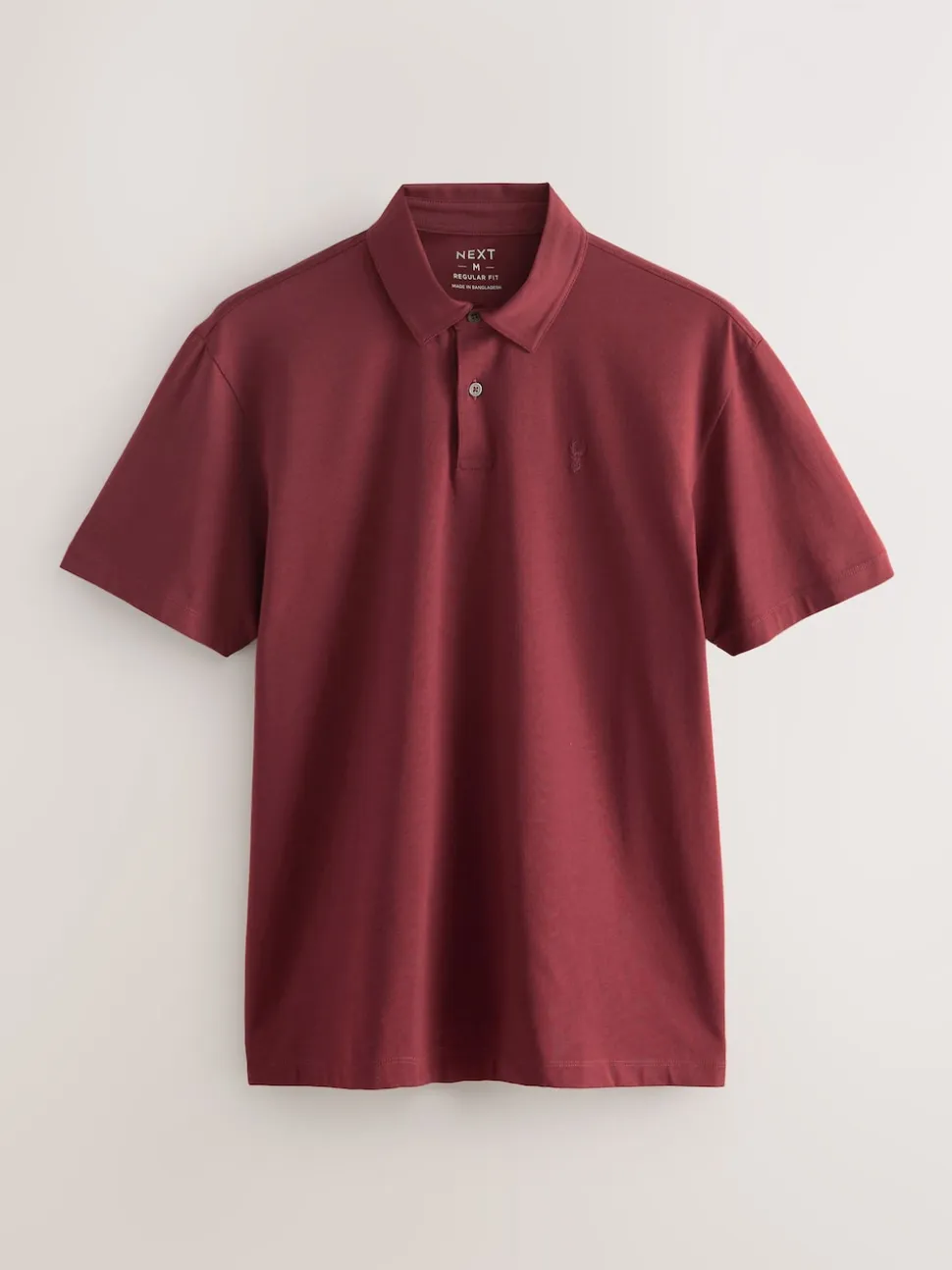 Teal Blue/Black/Rust Red Plain Short Sleeve Jersey Polo Shirts 3 Pack