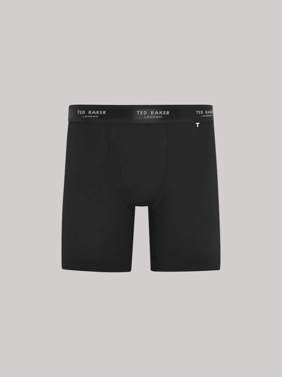 Ted Baker Black Cotton Boxer Briefs 3 Pack