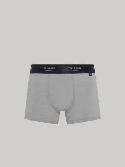 Ted Baker Dark Black Cotton Trunks 3 Pack