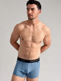 Ted Baker Dark Black Cotton Trunks 3 Pack