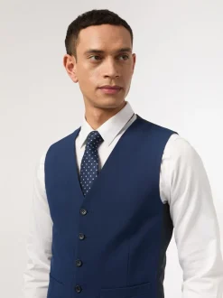 Ted Baker Tailoring Blue Montrose Bright Waistcoat