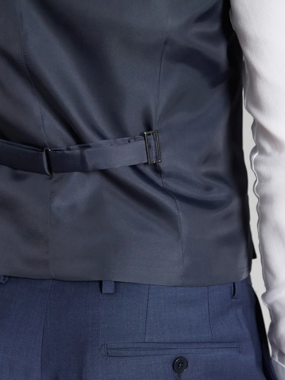 Ted Baker Tailoring Blue Premium Panama Waistcoat
