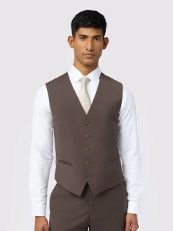 Ted Baker Tailoring Brown Tonic Waistcoat