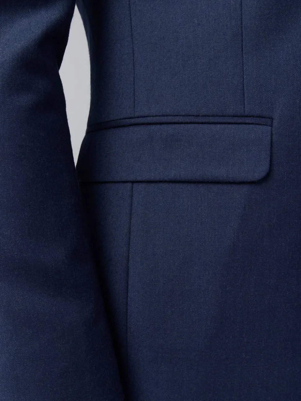 Ted Baker Tailoring Slim Blue Keats Flannel Jacket