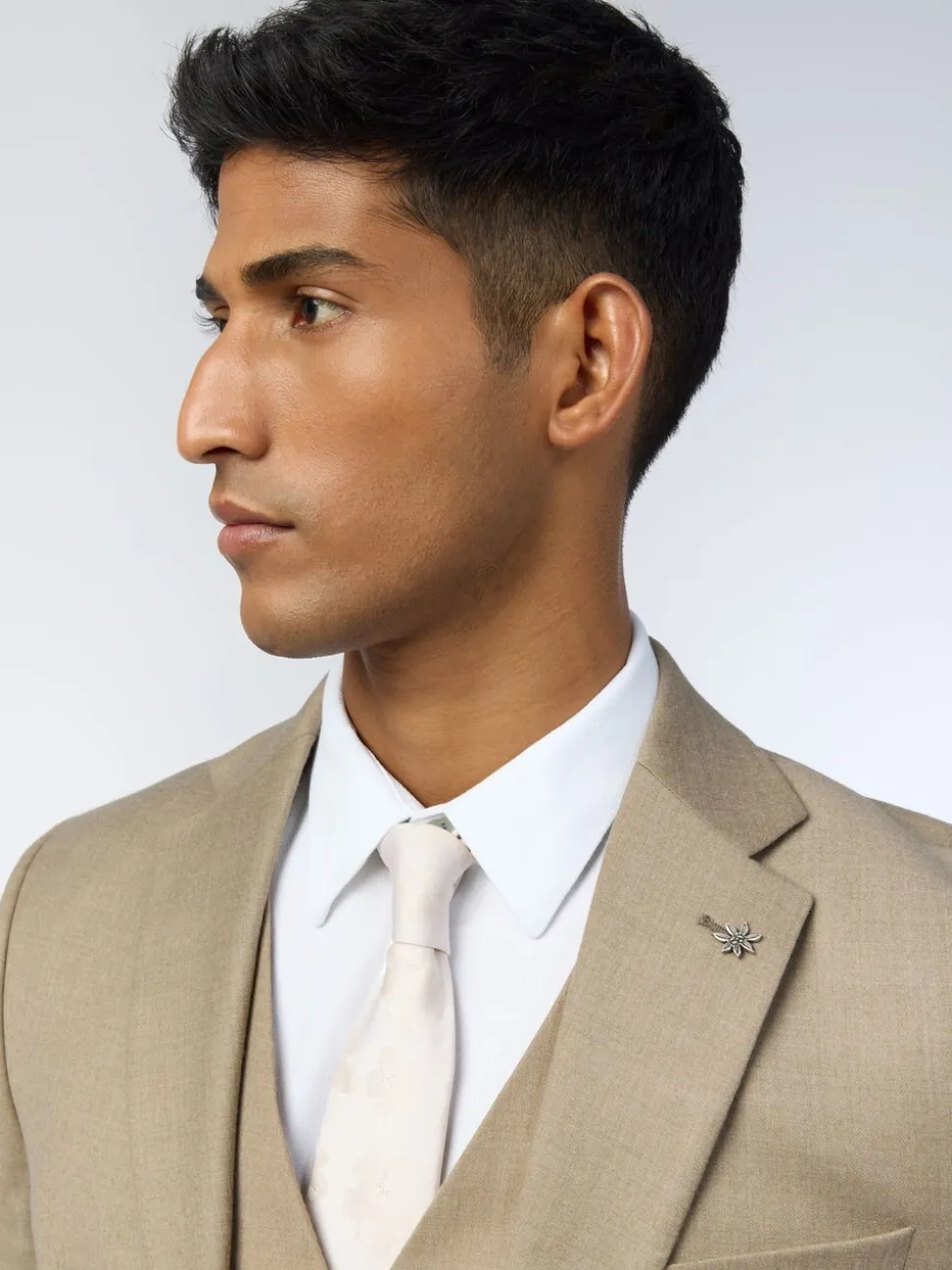 Ted Baker Tailoring Slim Natural Larkin Flannel Jacket