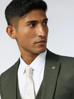 Ted Baker Tailoring Slim Green Lear Flannel Jacket