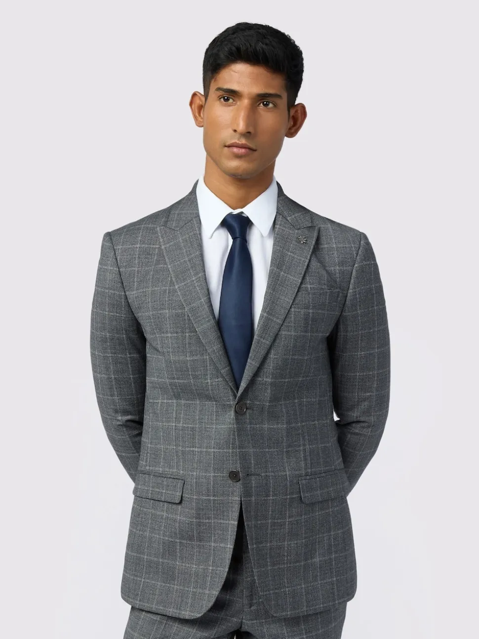 Ted Baker Tailoring Slim Grey Hilson Charc Text Jackets