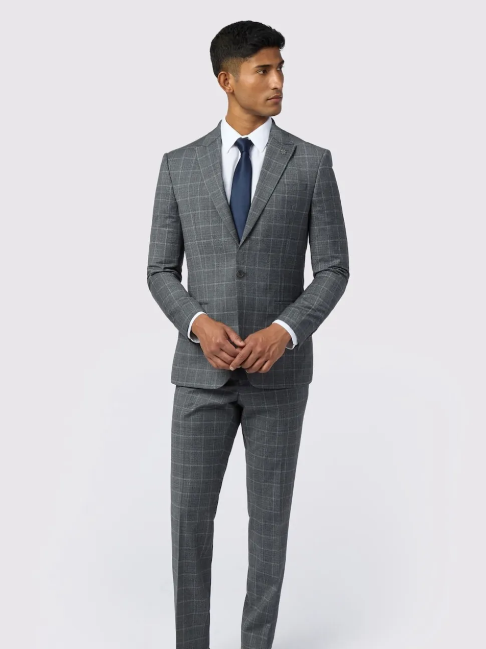 Ted Baker Tailoring Slim Grey Hilson Charc Text Jackets