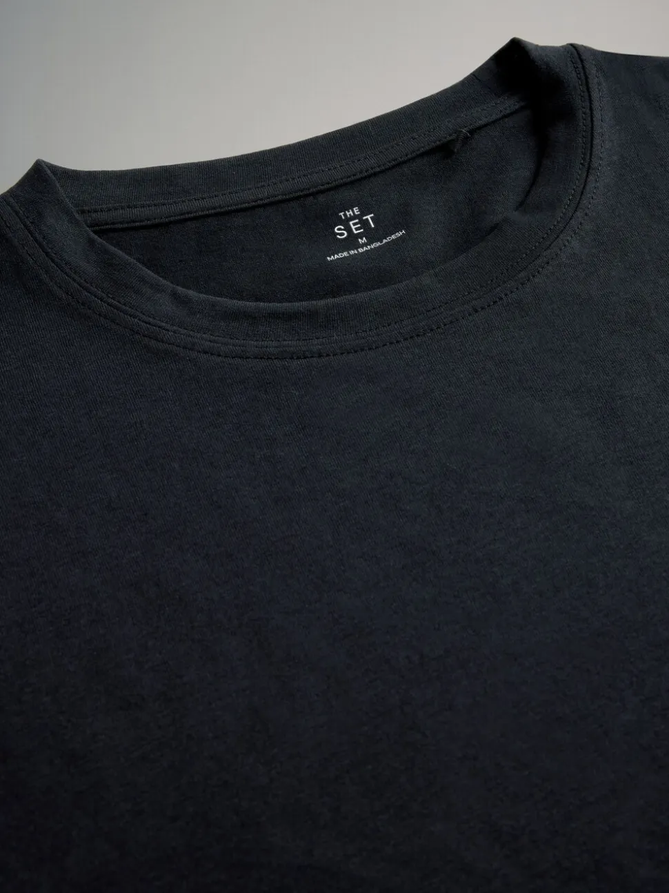 The Set 10 Pack Regular Short Sleeve Cotton Blend T-Shirts Black/Grey/Brown/White