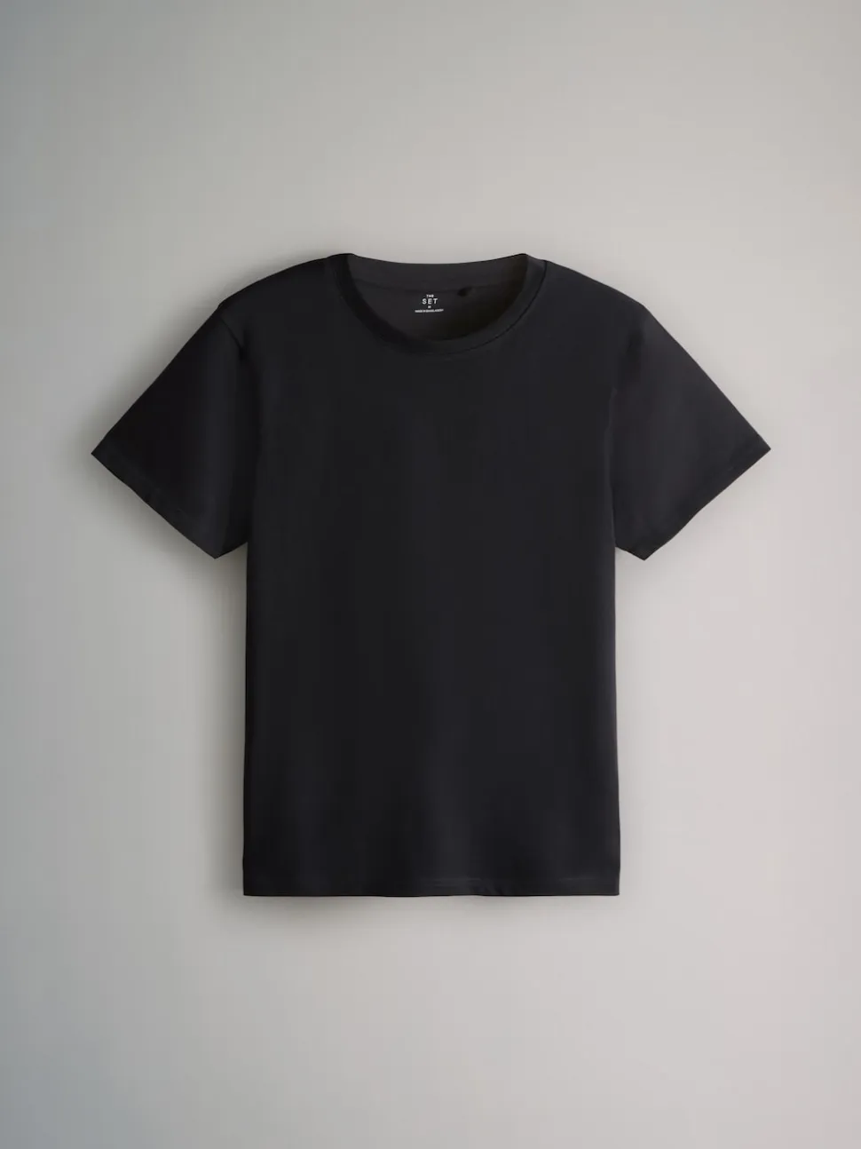The Set 7 Pack Regular Short Sleeve Cotton T-Shirts Black/Brown/Grey/White